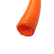 Orange flame resistant PE/PP/PA corrugated pipe